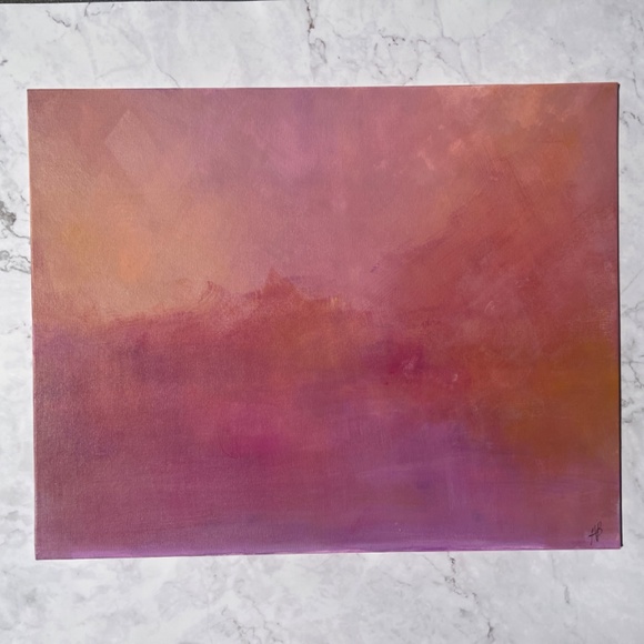 Turners Dream - Abstract Acrylic Painting | Original Artwork 16x20 Canvas Panel - Picture 12 of 13